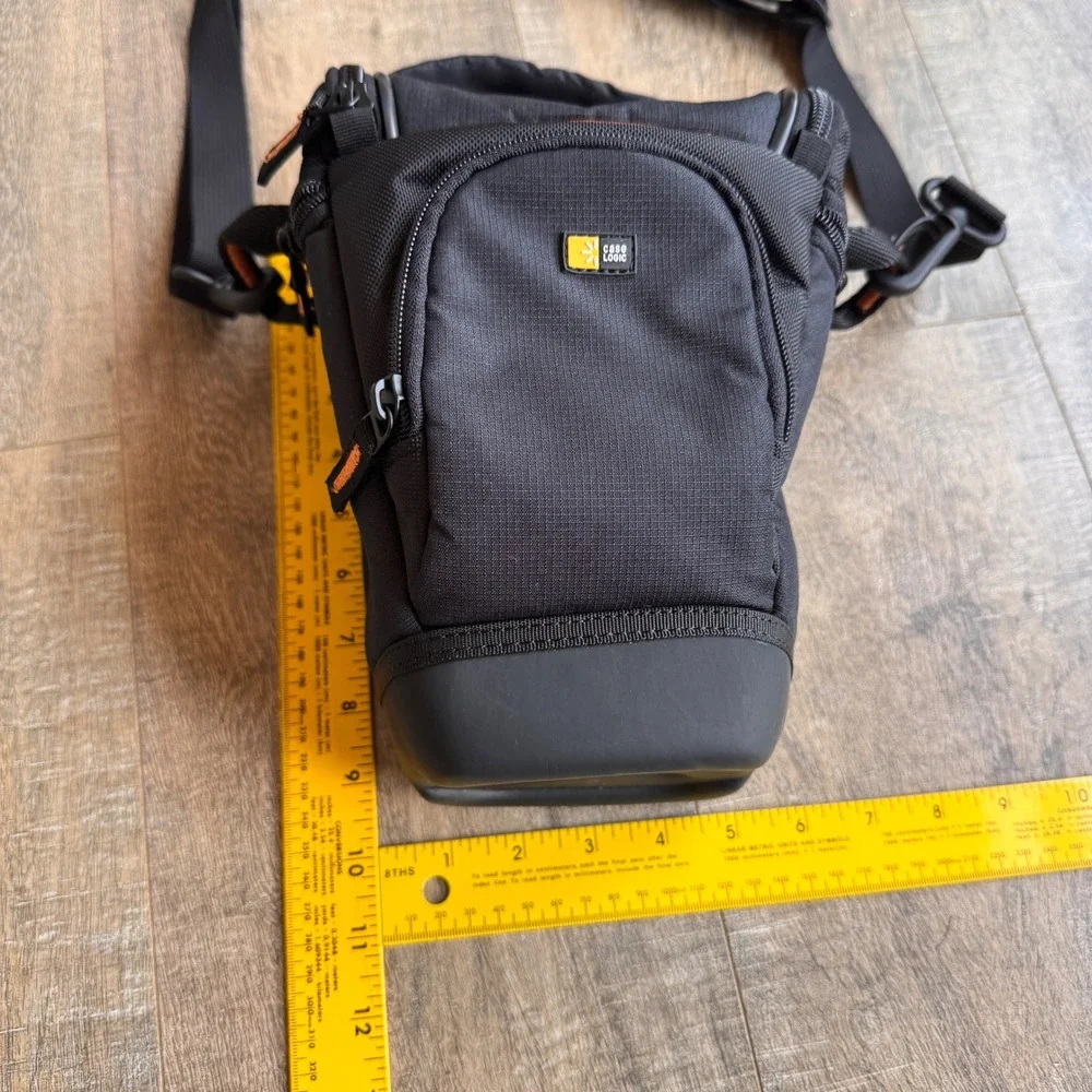 Case Logic SLR Camera Holster Bag Black Nylon SLRC-201 Waterproof Base